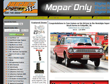 Tablet Screenshot of hughesengines.com